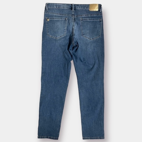 Ann Taylor Blue Jeans Pearl Accents Embellishment Size 6 - Picture 2 of 4